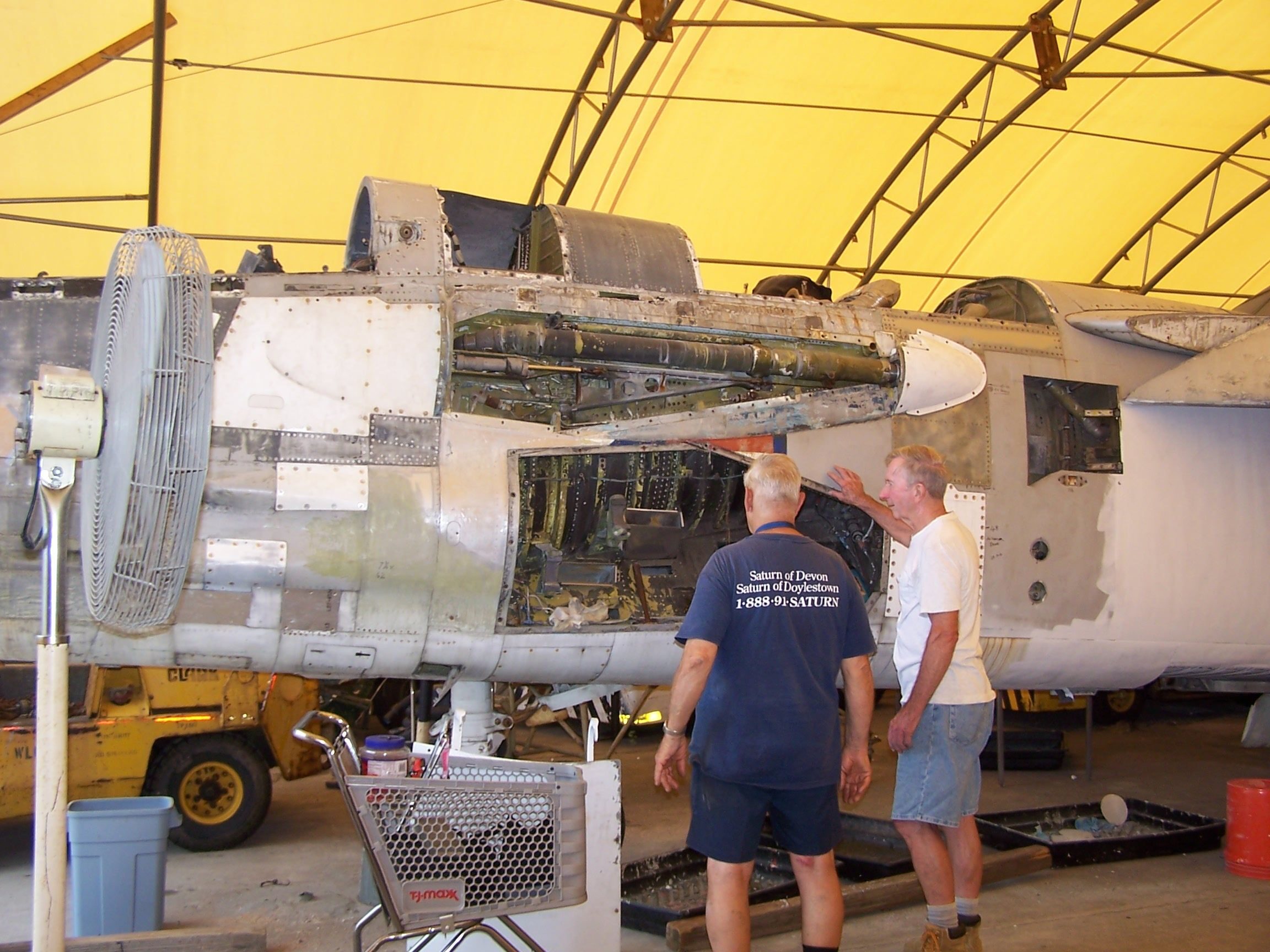 Aviation Museum restoration team puts final touches on 70-year-old aircraft