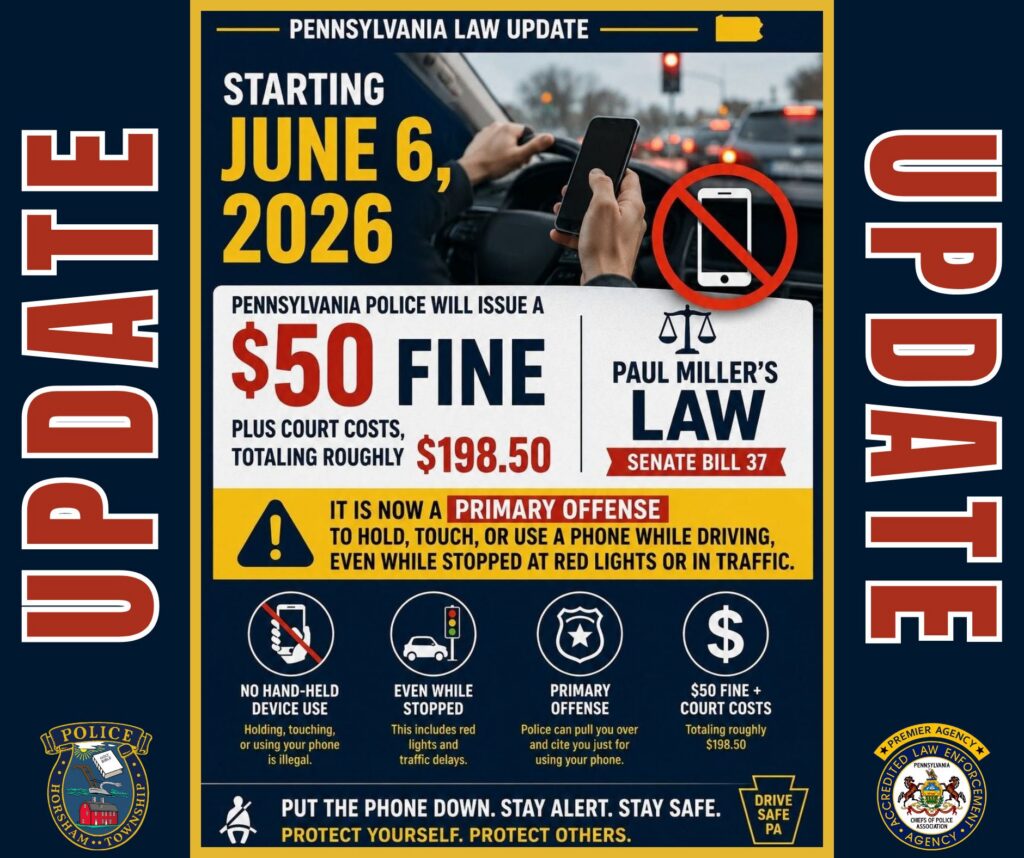 Horsham police warn residents about hands-free driving law deadline approaching